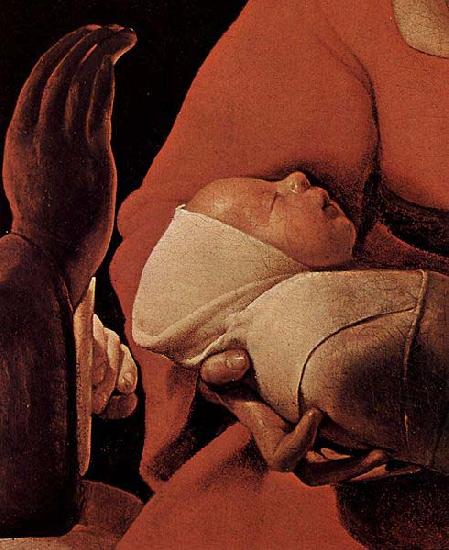 Georges de La Tour Das Neugeborene oil painting image